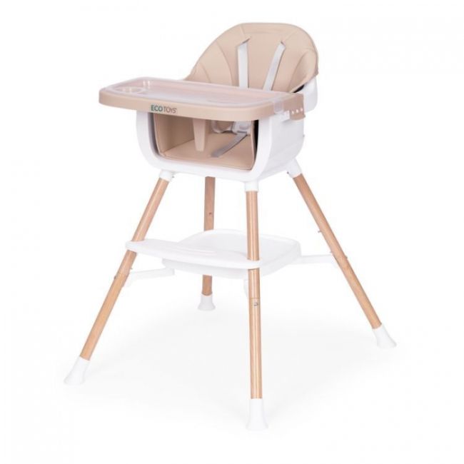Scaun de masa 2 in 1 ecotoys hc508 - bej edeedihc508beige