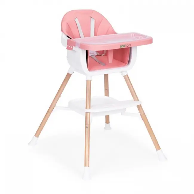 Scaun de masa 2 in 1 ecotoys hc508 - roz edeedihc508pink