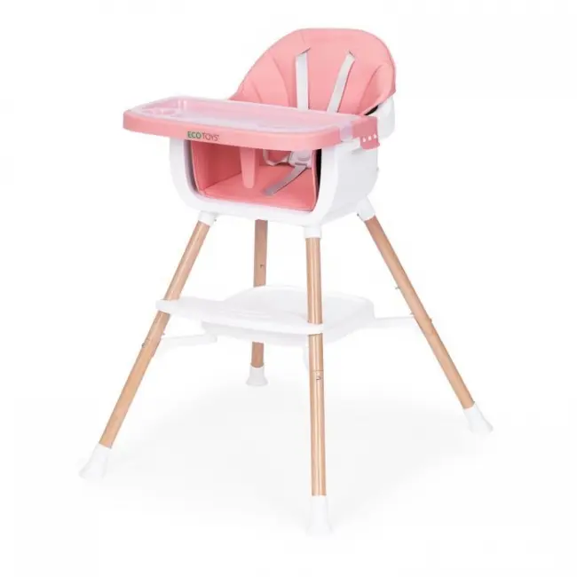 Scaun de masa 2 in 1 ecotoys hc508 - roz edeedihc508pink