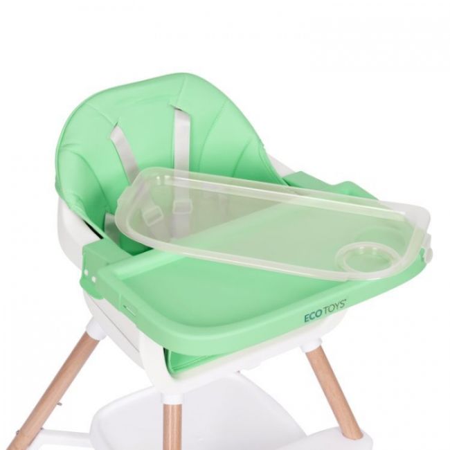 Scaun de masa 2 in 1 ecotoys hc508 - verde edeedihc508green