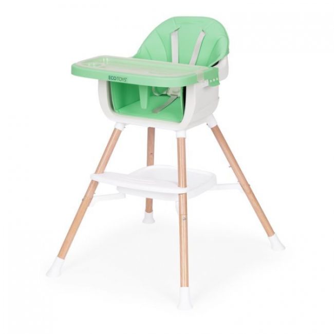Scaun de masa 2 in 1 ecotoys hc508 - verde edeedihc508green