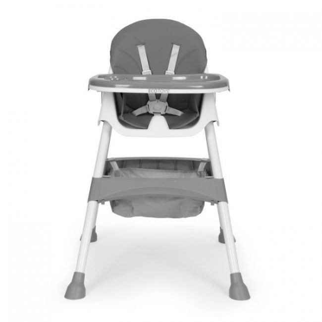 Scaun de masa pentru copii ecotoys hc521 - gri edeedihc521grey