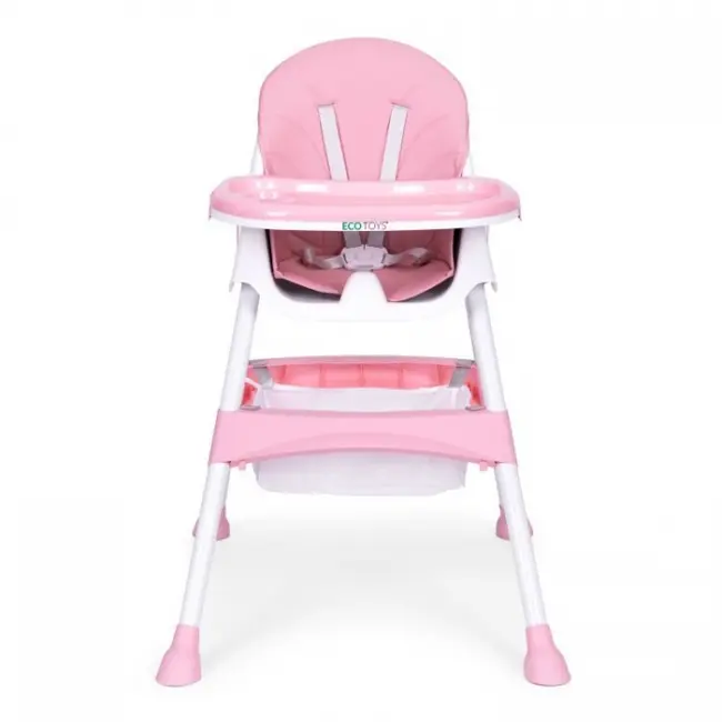 Scaun de masa pentru copii ecotoys hc521 - roz edeedihc521pink