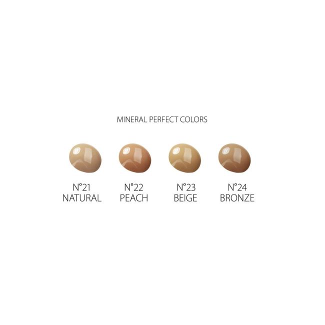 Set 12 bucati Fond de ten fluid cu pompita, Mineral Perfect, Revers, 40 ml