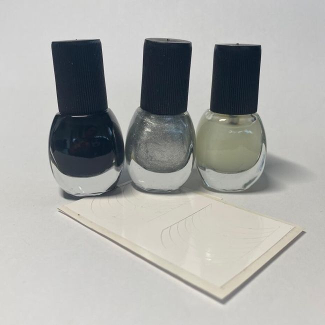 Set artistic pentru manichiura Little Black Dress 04, Vipera 57304, 16,5 ml MCSV57304