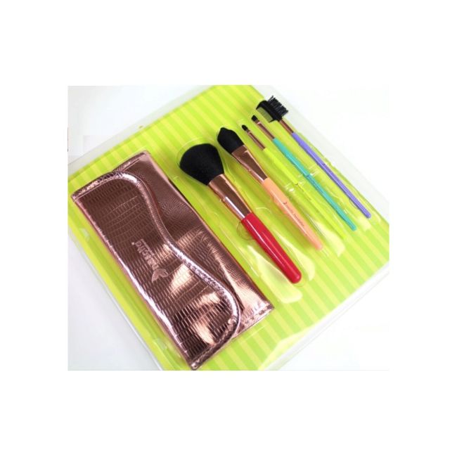 Set de 6 Pensule machiaj Lux , Bamboo, Nascita MCSNASBRUSHSET17