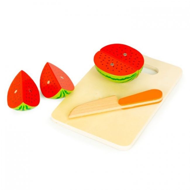Set de fructe si legume din lemn, 17 elemente, ecotoys hc590048 edeedihc590048