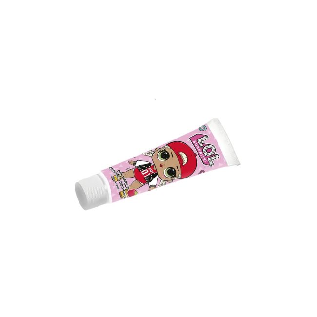 Set ingrijire dentala pentru calatorie, LOL Surprise, Periuta cu capac, pasta de dinti 75 ml, pahar si borseta