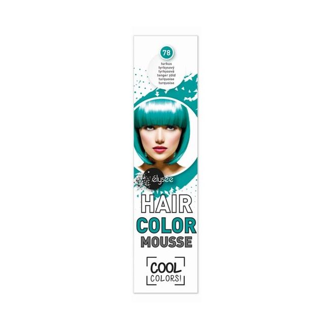 Spuma Coloranta pentru Par, Elisee, Nr.78, Turquoise, turcoaz MCSWELISEE78
