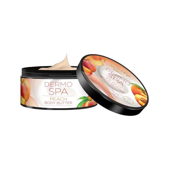 Unt de corp, Dermo Spa, Pure Essence, cu extract de Piersici si Ulei de Macadamia, 200ml