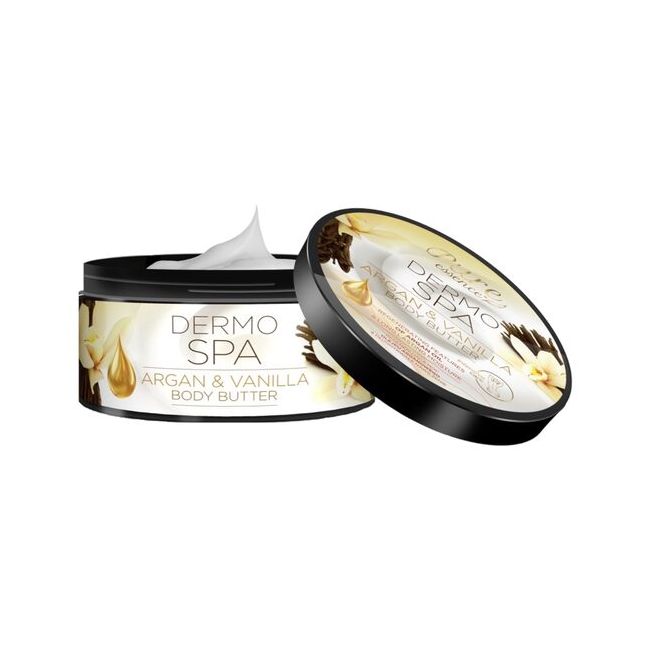 Unt de corp, Dermo Spa, Pure Essence, cu ulei de Argan si Vanilie, 200ml