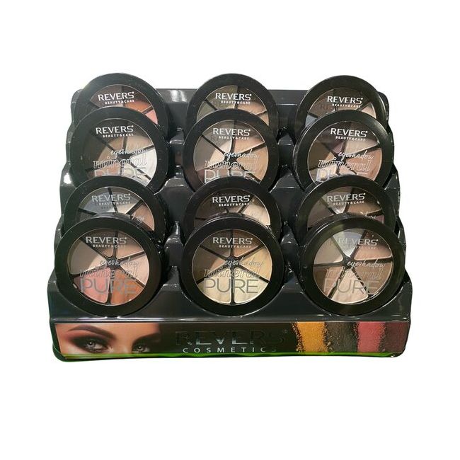 Fard de pleoape Pure Velvet, Setul 1, 12 bucati mate, combinate