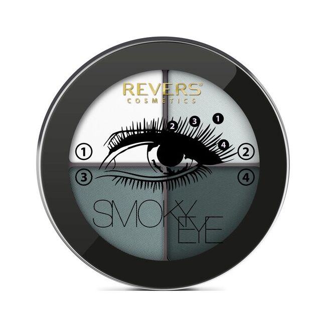 Fard de pleoape Smoky Eyes, Revers, nr. 15, gri, mat