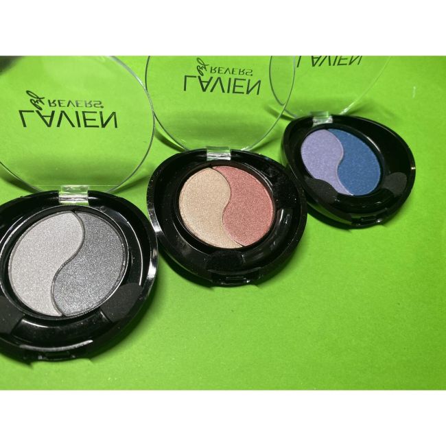 Fard de pleoape in doua nuante, Lavien Duo, Setul 3 mixt, 12 bucati, nuante sidefate