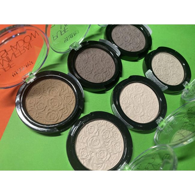 Fard de pleoape monocolor, Mineral Pure, Setul 1, mixt de 12 bucati, nuante mate, nude