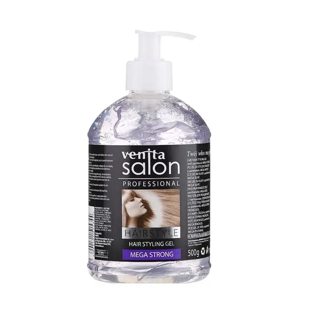 Gel de par Mega Strong, Salon Professional, Venita, cu Panthenol, 500gr