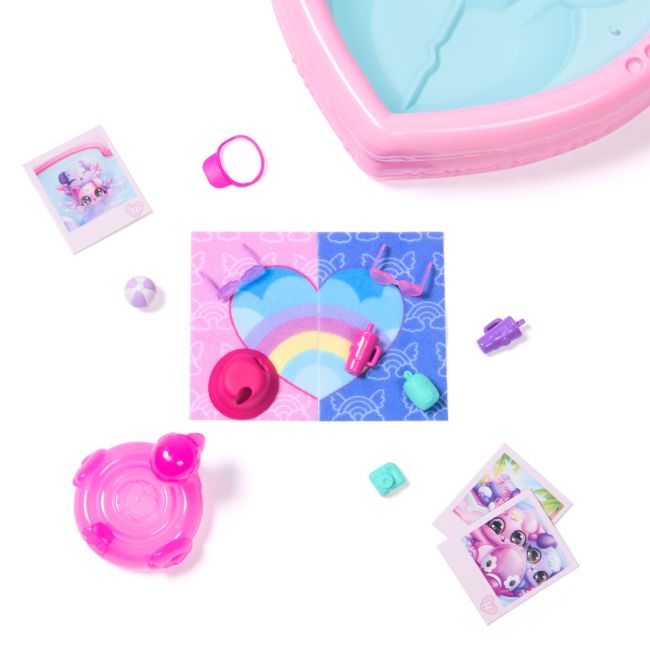 HATCHIMALS ALIVE NEON RAINBOW SET PETRECERE LA PISCINA VIV6072786