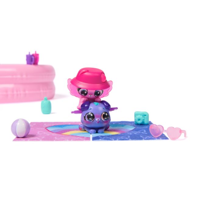HATCHIMALS ALIVE NEON RAINBOW SET PETRECERE LA PISCINA VIV6072786