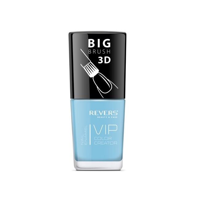 Lac de unghii Vip, 3D, Revers, bleu, 12 ml, Nr 060 - mat