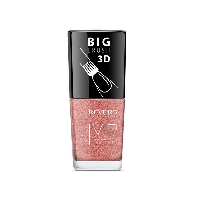 Lac de unghii Vip, 3D, Revers, crem, nude, sidefat, 12 ml, Nr 038