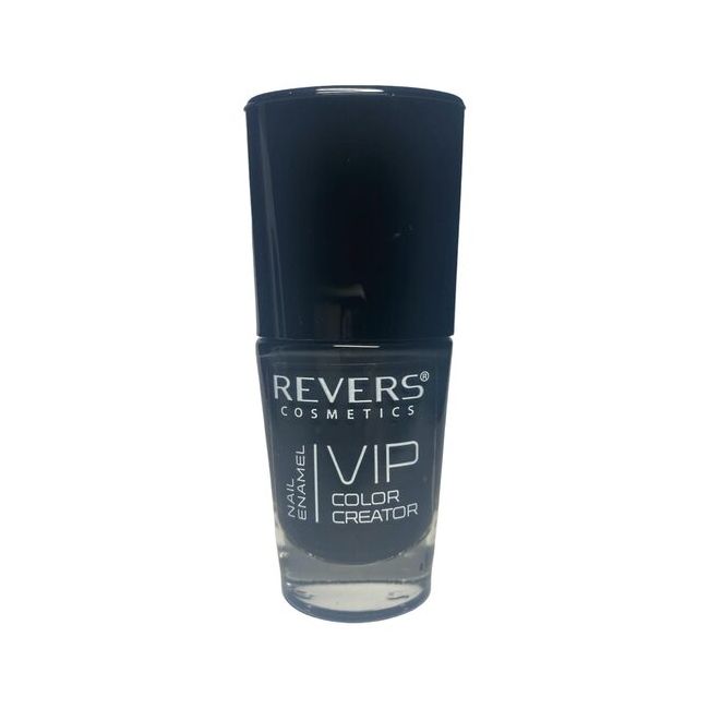 Lac de unghii Vip, 3D, Revers, gri, mat, 12 ml, Nr 022 - inchis