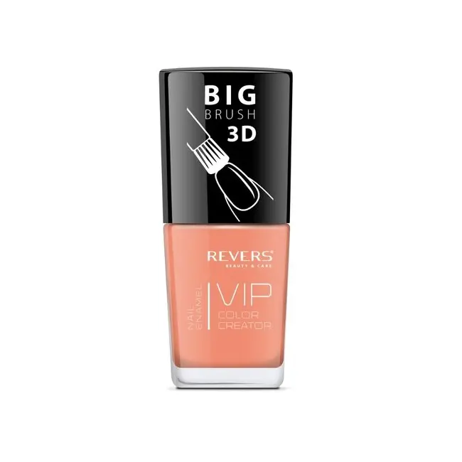Lac de unghii Vip, 3D, Revers, portocaliu, 12 ml, Nr 072