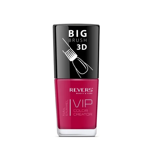 Lac de unghii Vip, 3D, Revers, rosu, 12 ml, Nr 015 - mat