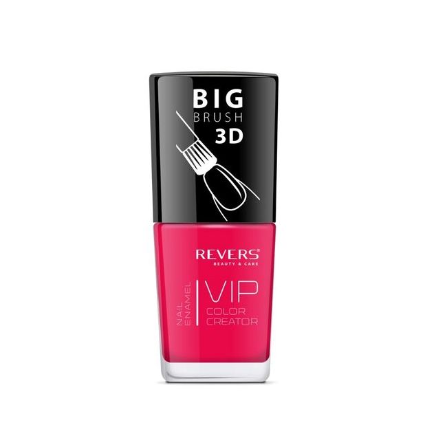 Lac de unghii Vip, 3D, Revers, rosu, 12 ml, Nr 061 - mat