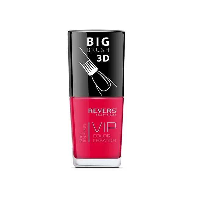 Lac de unghii Vip, 3D, Revers, rosu, 12 ml, Nr 112 - mat