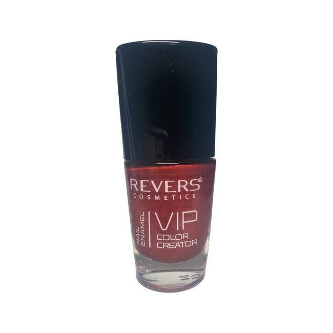 Lac de unghii Vip, 3D, Revers, rosu deschis, 12 ml, Nr 049 - sidefat