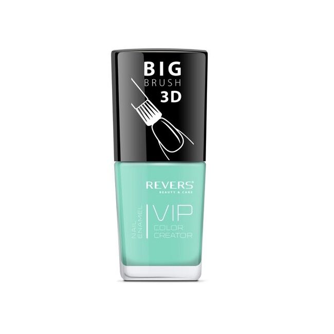 Lac de unghii Vip, 3D, Revers, verde, 12 ml, Nr 058 - mat