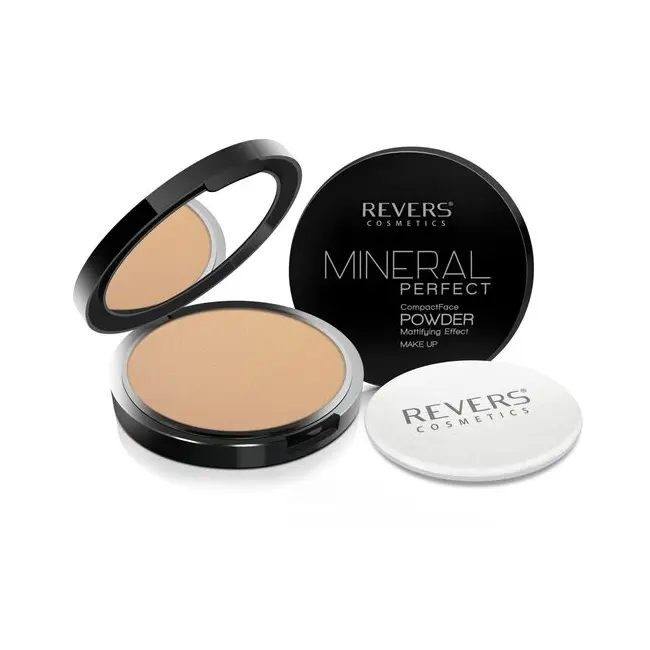 Pudra pentru fata, Compacta, Mineral Perfect, Revers,  02