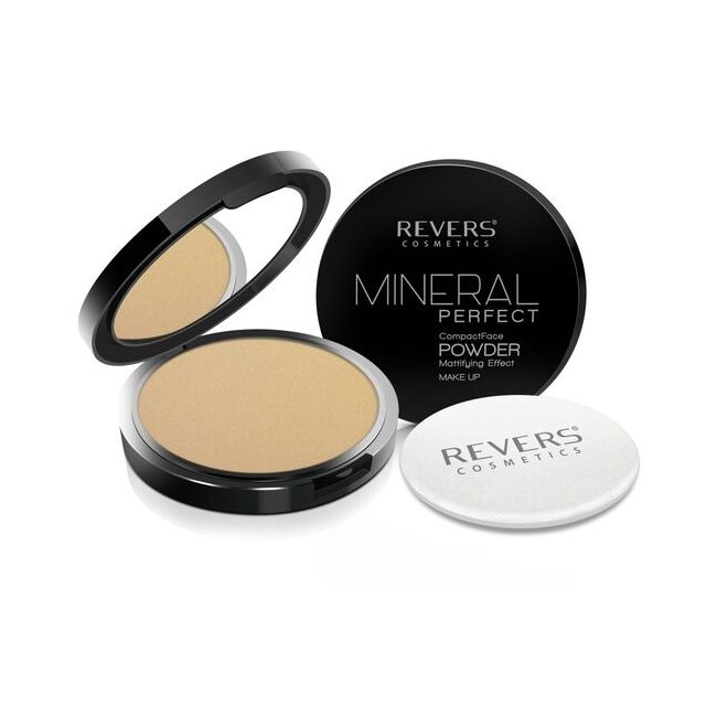 Pudra pentru fata, Compacta, Mineral Perfect, Revers,  04