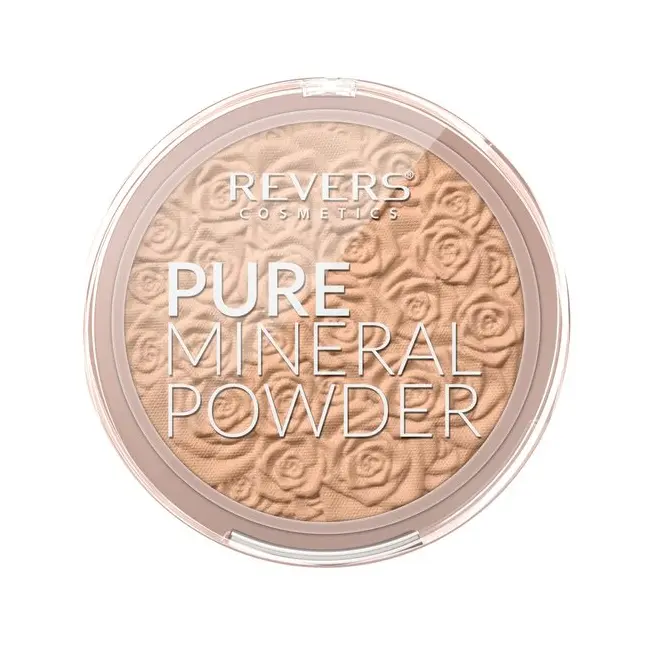 Pudra pentru fata, Compacta, Mineral Pure, Revers, 9g,  02