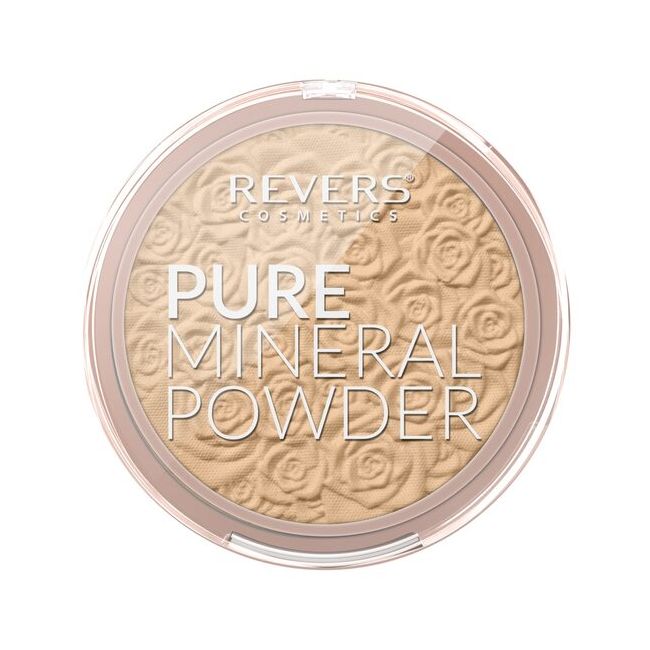 Pudra pentru fata, Compacta, Mineral Pure, Revers, 9g,  04