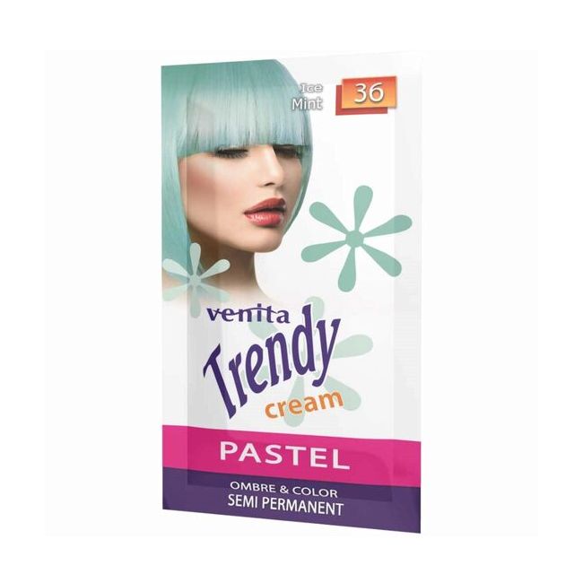 Sampon Colorant si Nuantator, Trendy Cream, Venita, NR.36 - Ice Mint, 35g