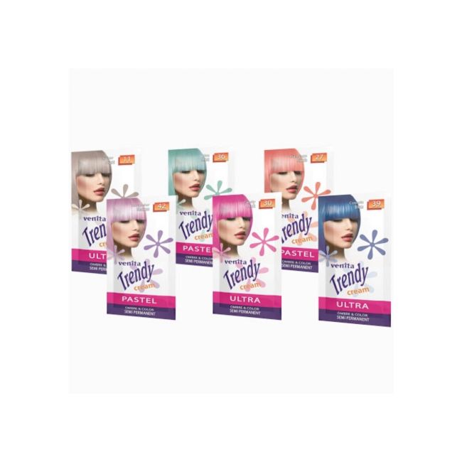 Sampon Colorant si Nuantator, Trendy Cream, Venita, NR.36 - Ice Mint, 35g