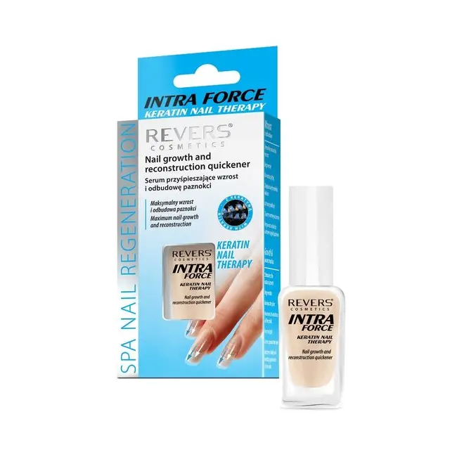 Ser profesional cu keratina, pentru reconstructia si cresterea unghiilor, Intra Force, Revers, 10ml