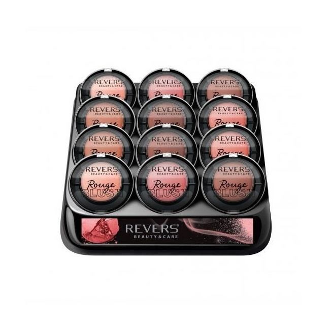 Set 12 bucati Fard de obraz Rouge Blush, Revers, 4 g