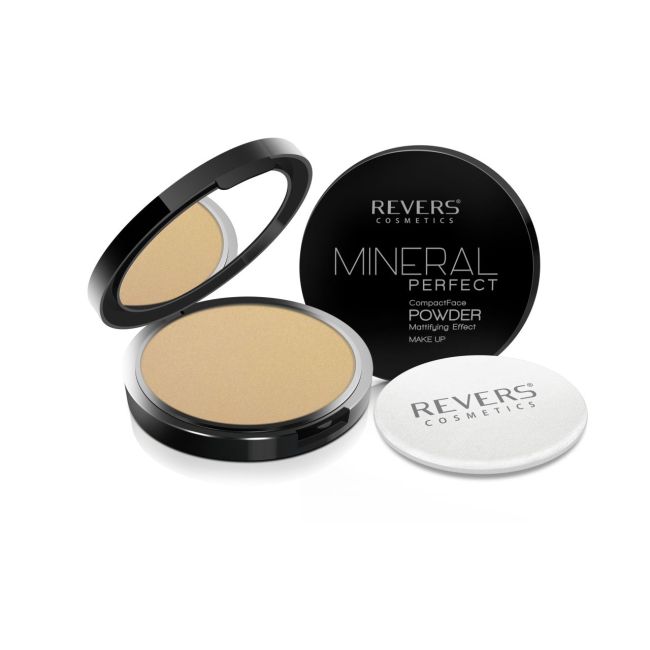 Set 16 bucati Pudra pentru fata, Compacta, Mineral Perfect, Revers,  8 g