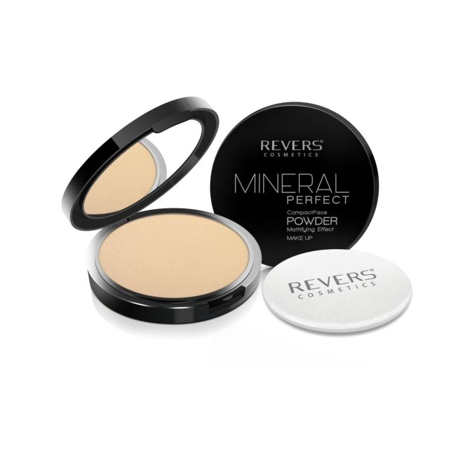 Set 16 bucati Pudra pentru fata, Compacta, Mineral Perfect, Revers,  8 g