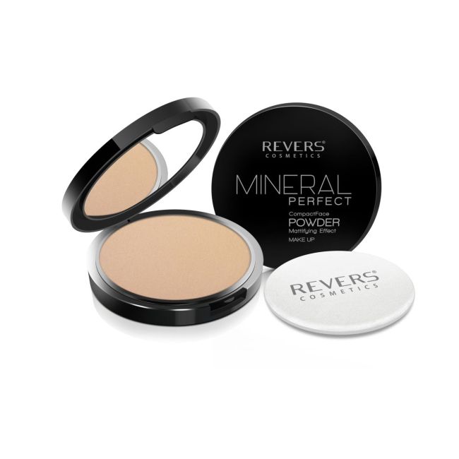 Set 16 bucati Pudra pentru fata, Compacta, Mineral Perfect, Revers,  8 g