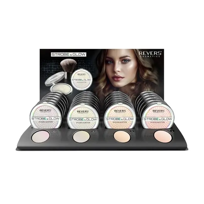 Set 24 bucati Iluminator pudra, Strobe and Glow, Revers, 1-4, 8 g