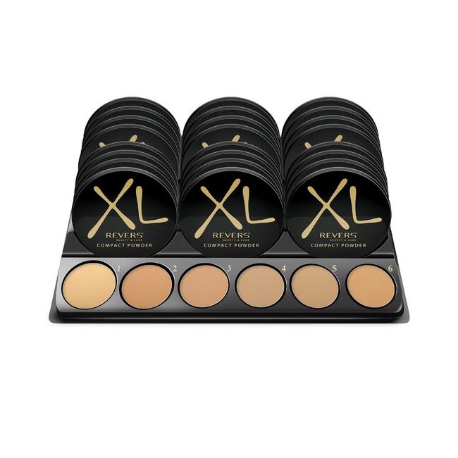 Set 24 bucati Pudra compacta XL, Revers, 8 g