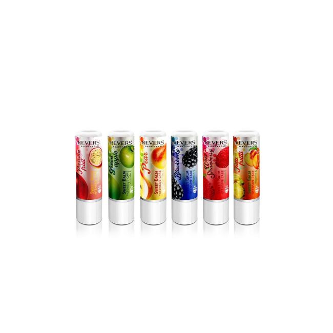 Set 30 bucati de balsam de buze Sweet Balm, diverse arome de fructe