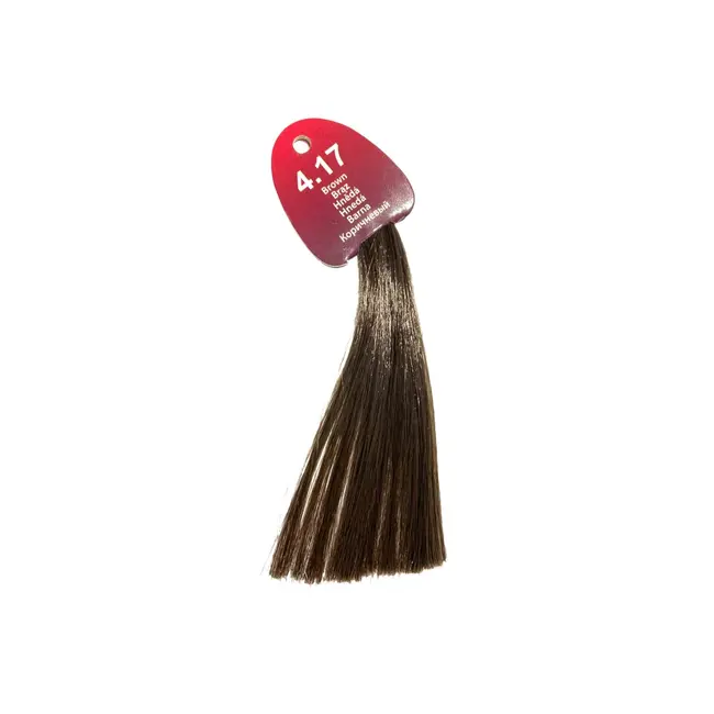 Vopsea de par fara amoniac, Multicolor, Venita, 50 ml, Nr. 4.17, Brown