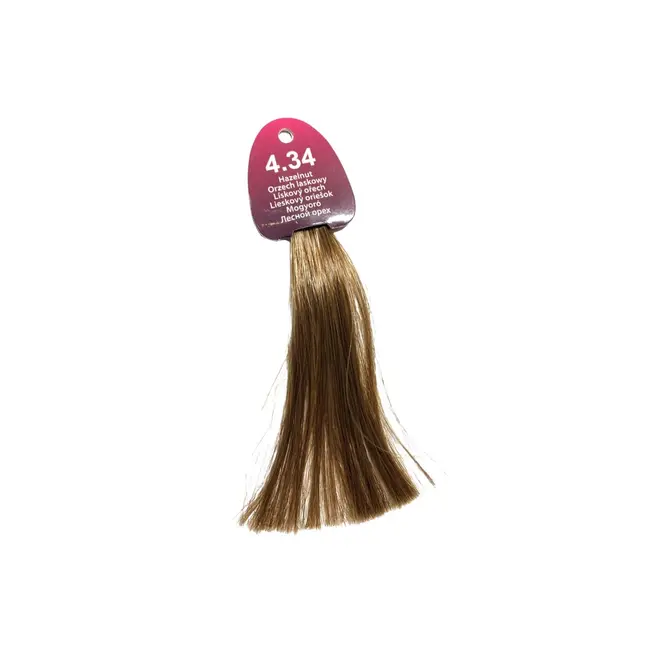 Vopsea de par fara amoniac, Multicolor, Venita, 50 ml, Nr. 4.34, Hazelnut