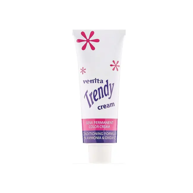 Vopsea de par semipermanenta, Trendy Cream Ultra, Venita, Nr. 35, Azure blue