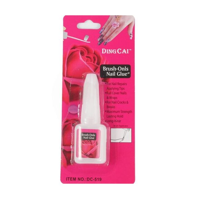 Adeziv pentru unghii false Chique, cu pensula, 10ml