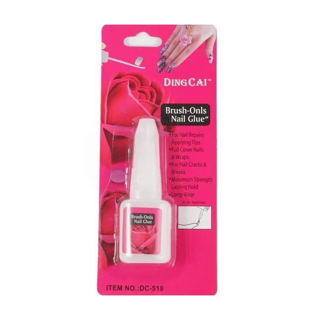 Adeziv pentru unghii false Chique, cu pensula, 10ml